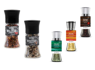 Spice Shakers, Mills & Grinders