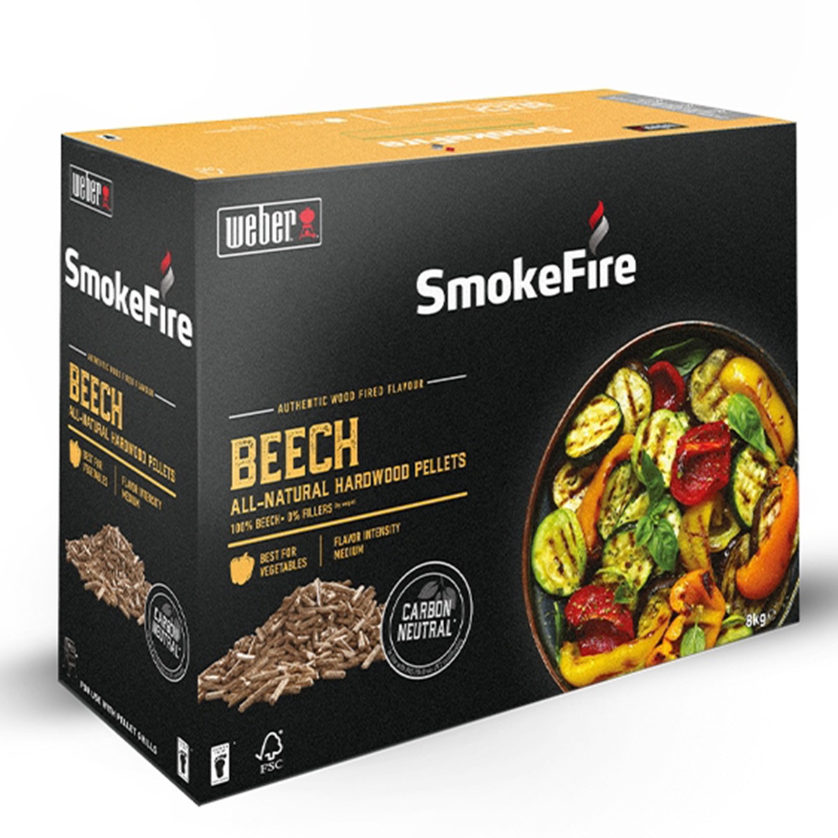 Smokefire Πέλλετ Ξύλου FSC Beech (Οξιά), 8kg– Weber®