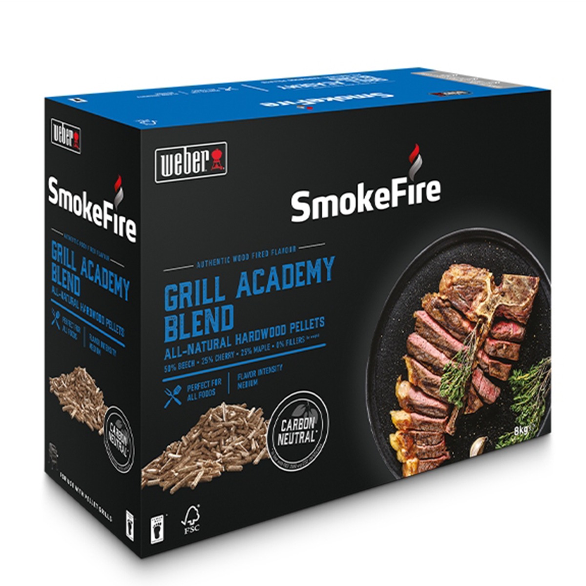 Smokefire Πέλλετ Ξύλου FSC Grill Academy Blend, 8kg– Weber®