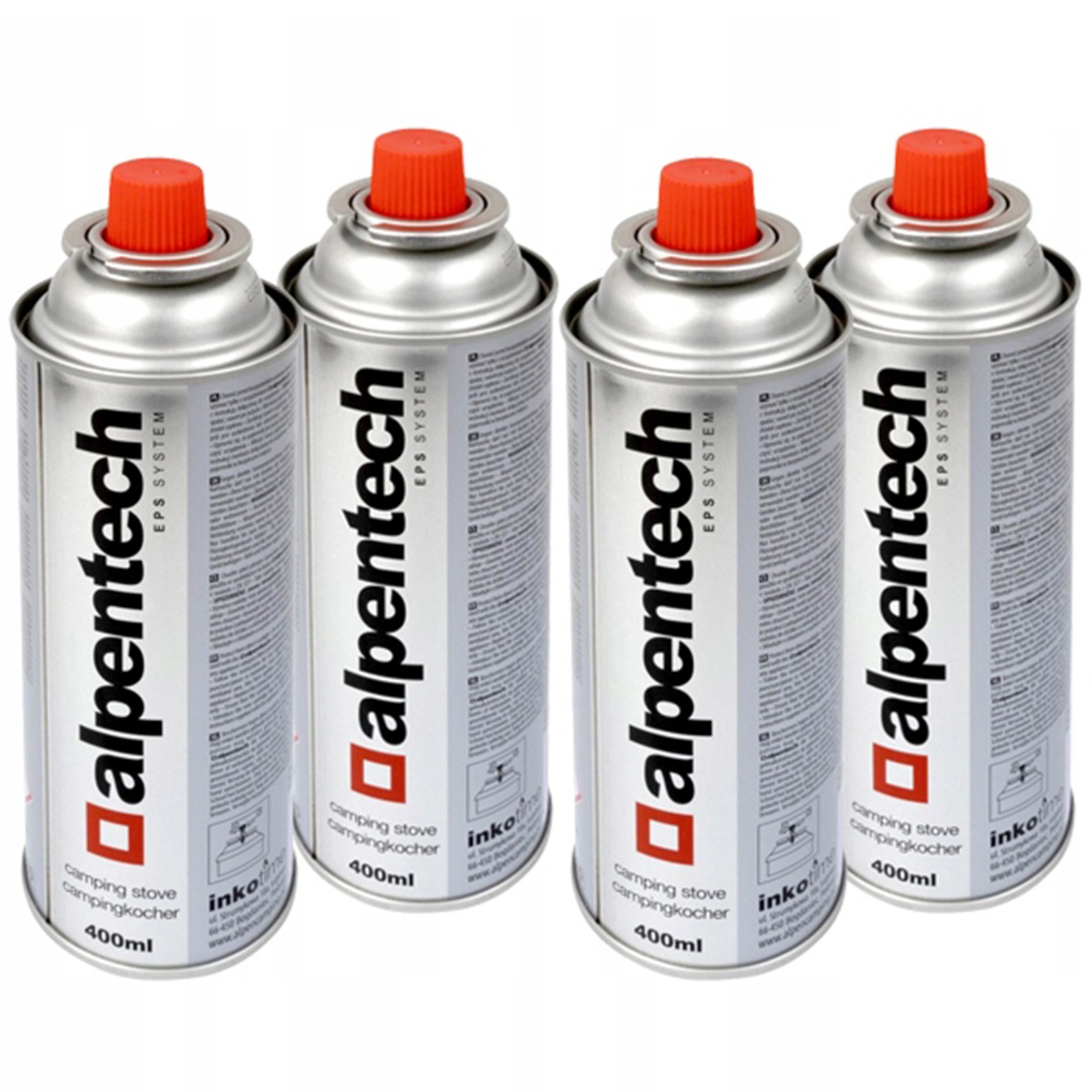 Butane Gas Cartridges (4pcs), Alpentech - HENDI®