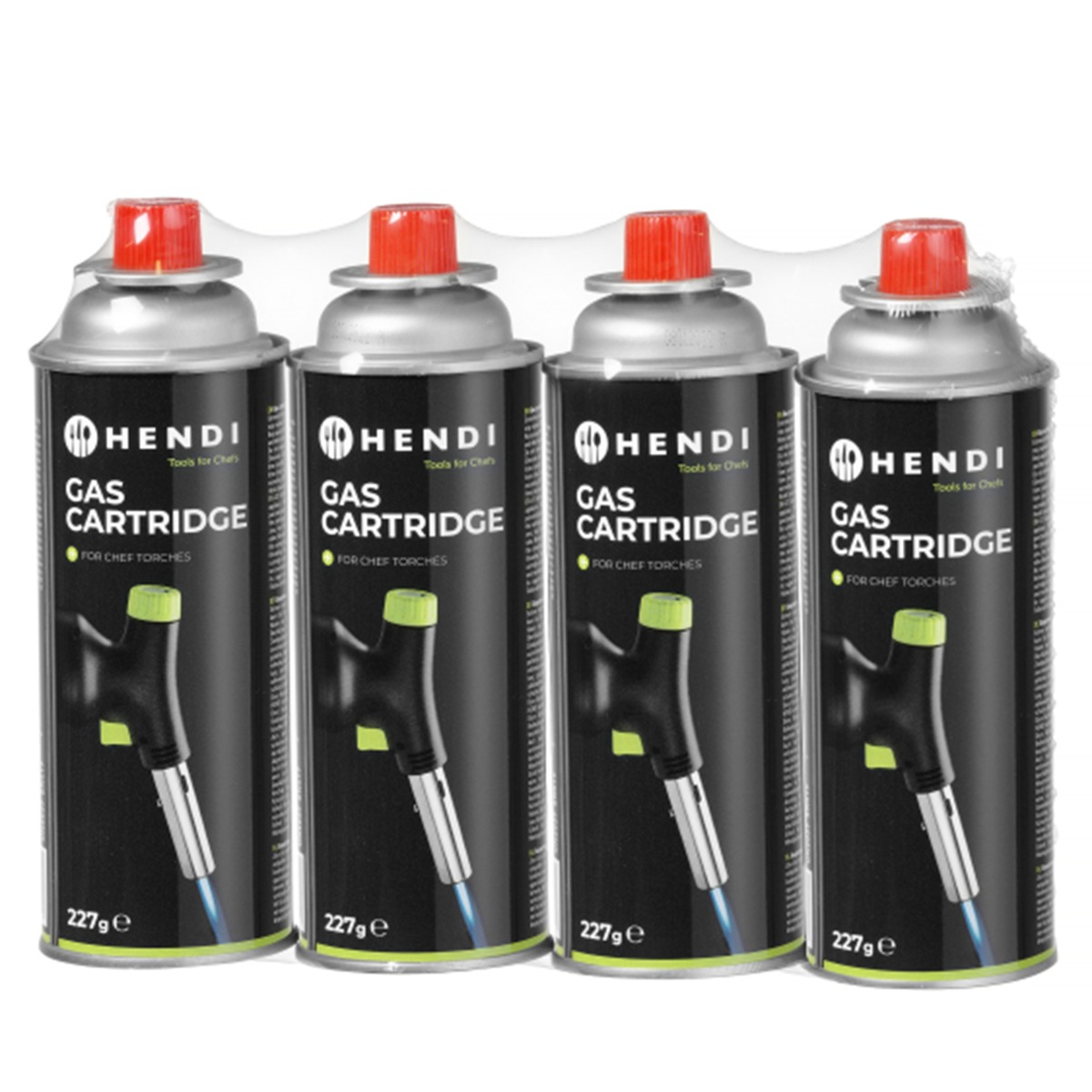 Butane Gas Cartridges (4pcs) - HENDI®