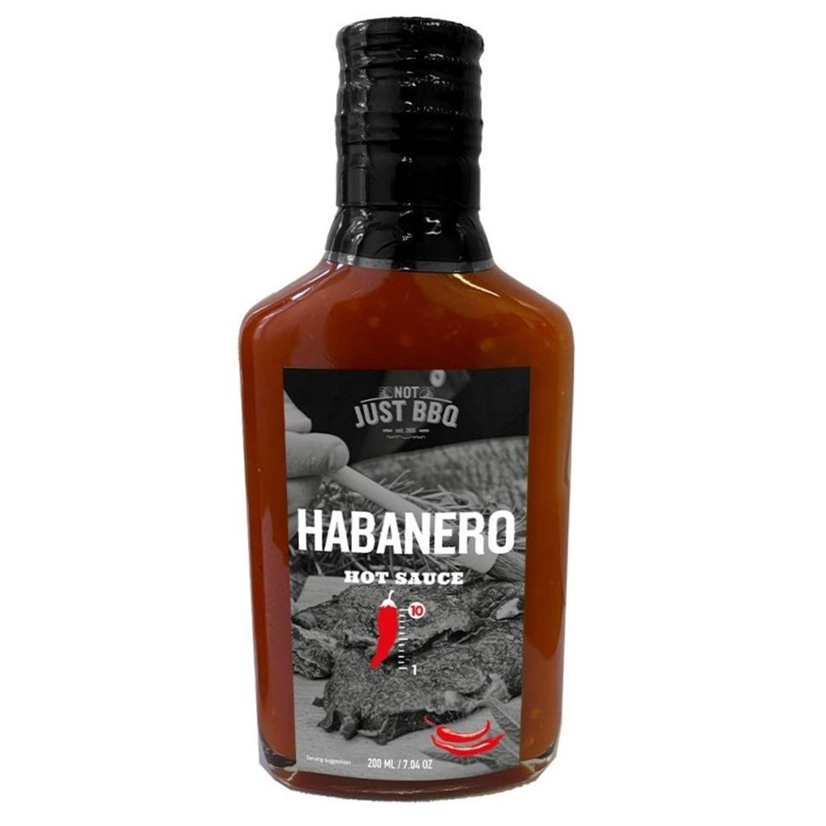 Καυτερή Σάλτσα Habanero, 200mL – Not Just BBQ®
