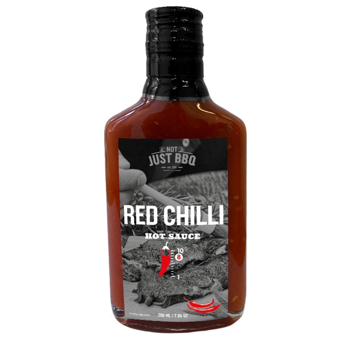 Καυτερή Σάλτσα Red Chilli, 200mL – Not Just BBQ®