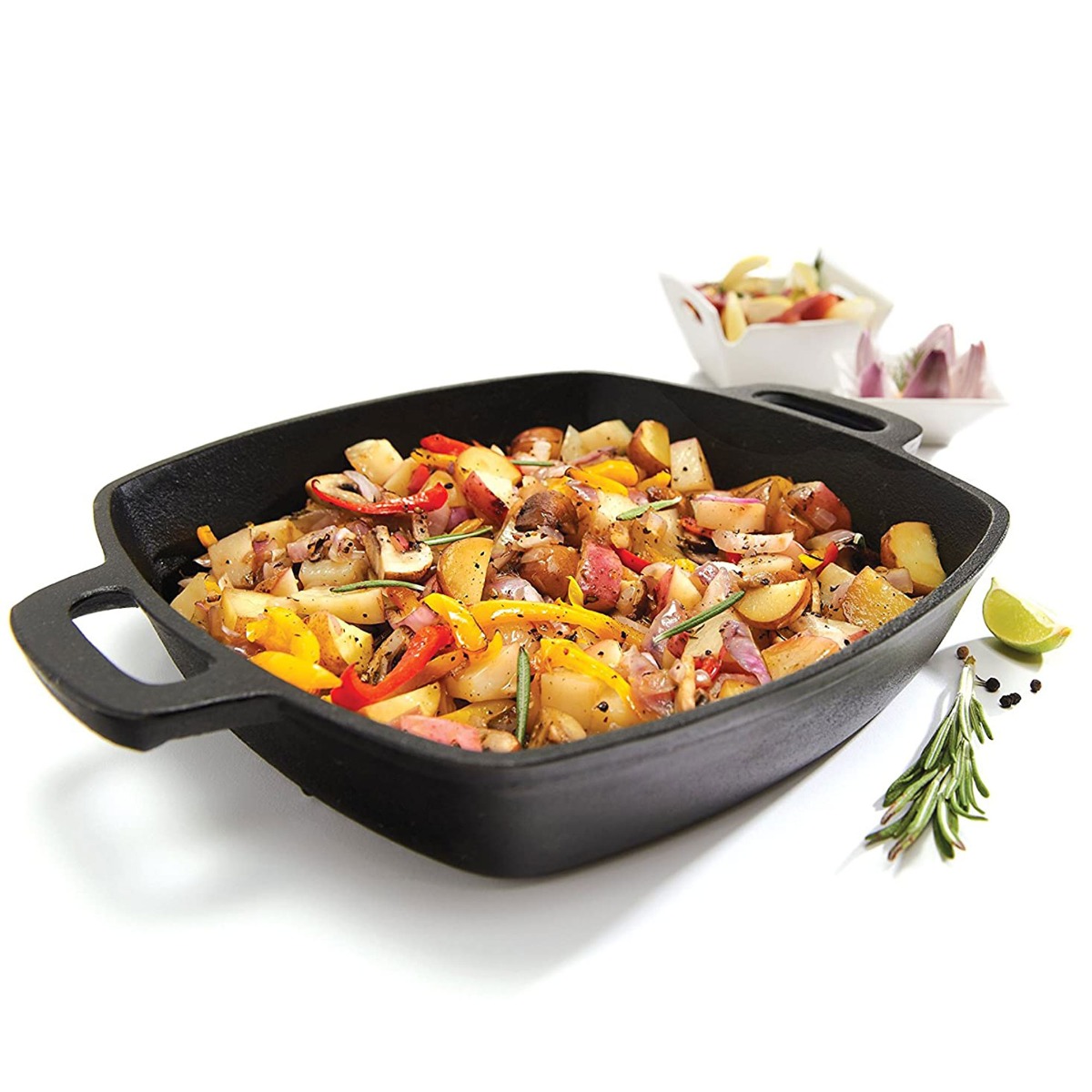 Cast Iron Square Skillet Pan – GrillPro®