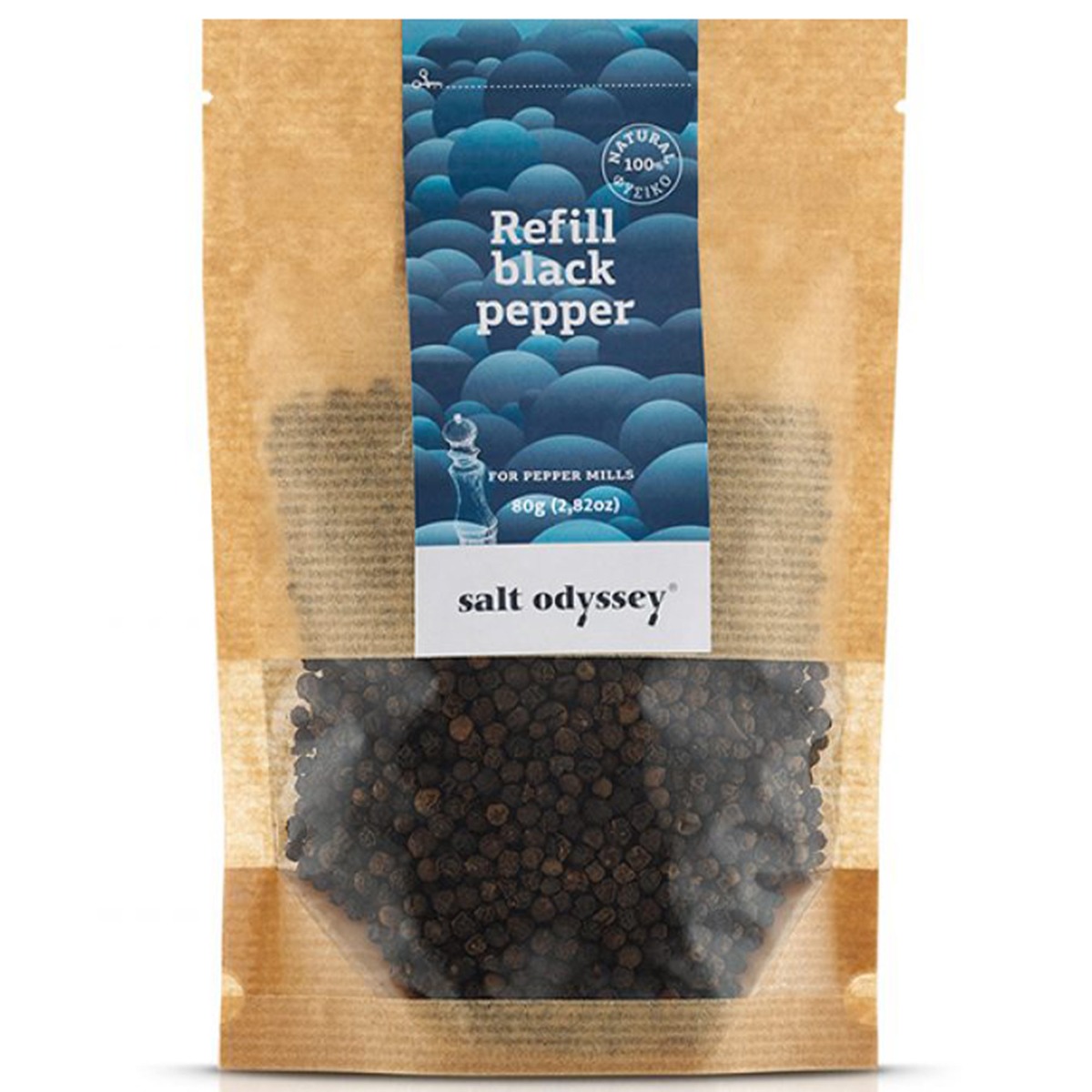 Black Peppercorn, 80g – Salt Odyssey®