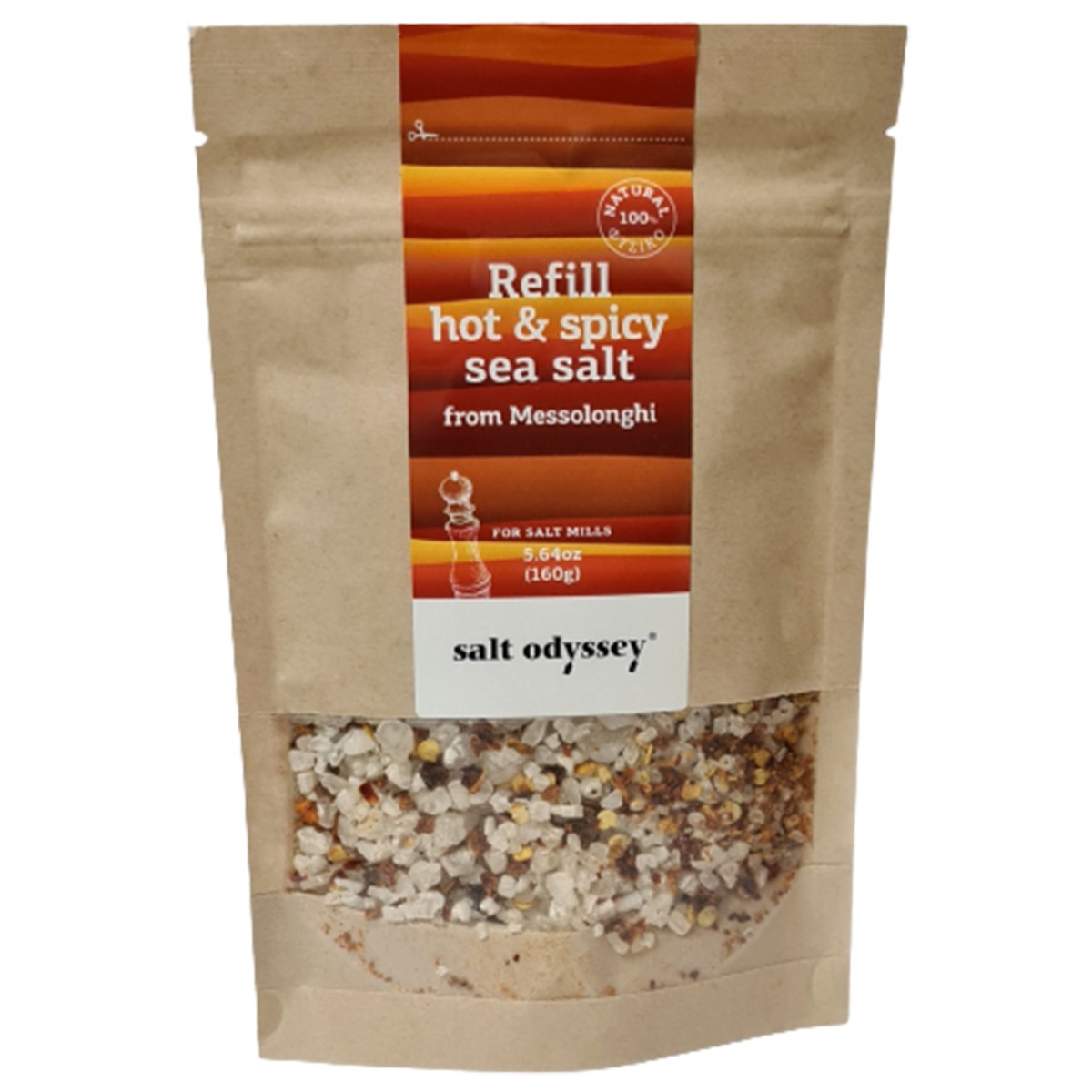 Hot & Spicy Sea Salt, 160g – Salt Odyssey®