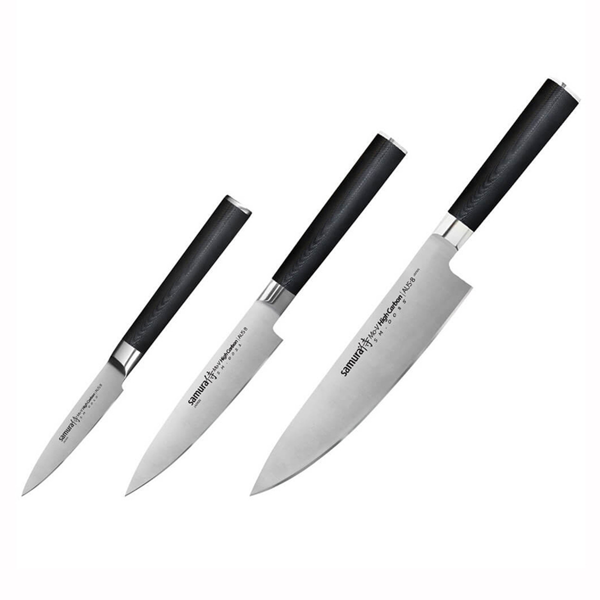 Set of 3 pcs Knives, MO-V - SAMURA®️