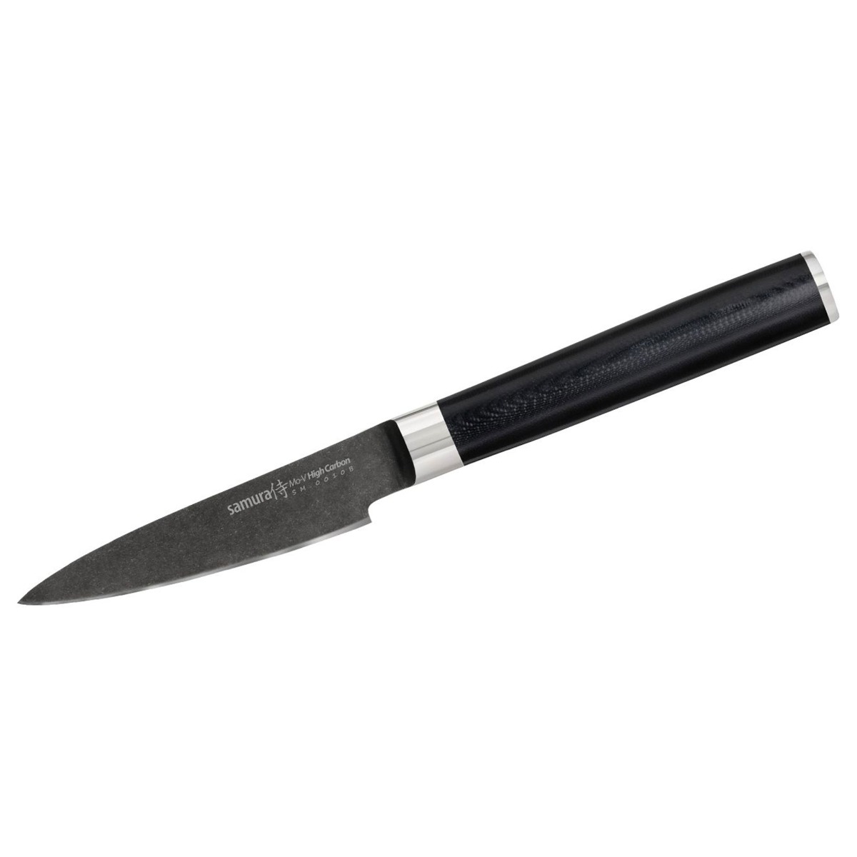 Paring Knife 9cm, MO-V STONEWASH - SAMURA®️