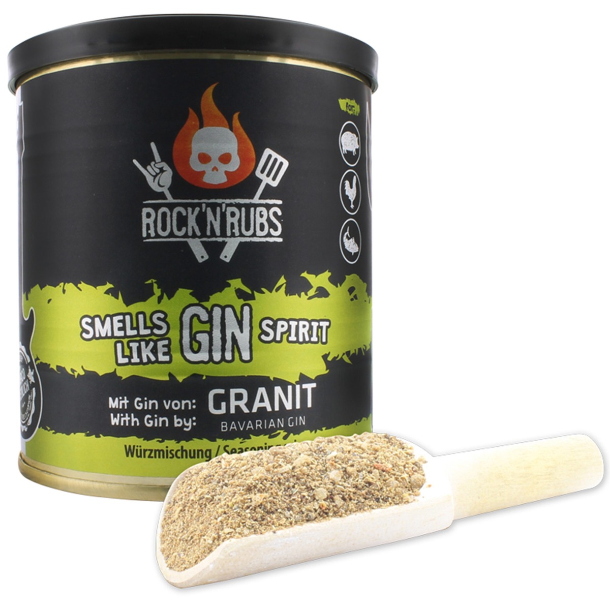 Μπαχαρικά Smells like Gin Spirit, 130g – Rock n’ Rubs®
