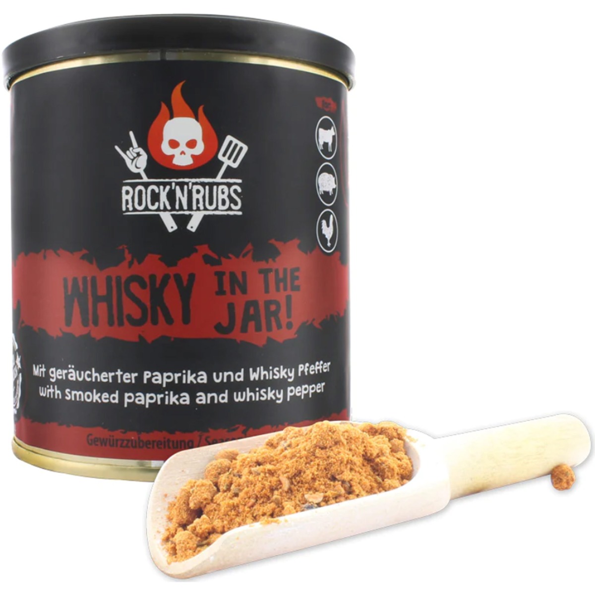 Μπαχαρικά Whisky in the Jar, 140g – Rock n’ Rubs®