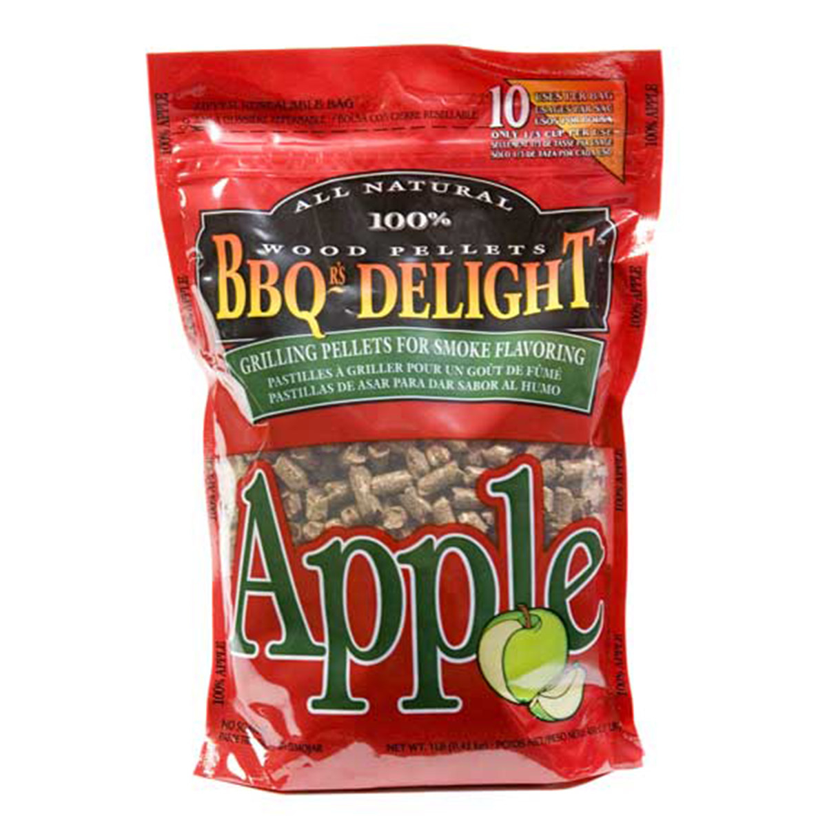 Πέλλετ Καπνίσματος Apple (Μήλου), 450g - BBQ Delight®