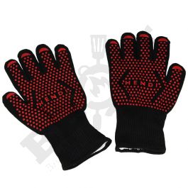Heat resistant 5 finger gloves with silicone - Hendi®