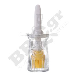 Glass Oil Bottle, with Silicone Brush - Shield®