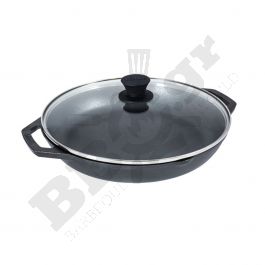 Cast Iron Pan with Lid, Chef Collection (D: 30.5 cm) - Lodge®