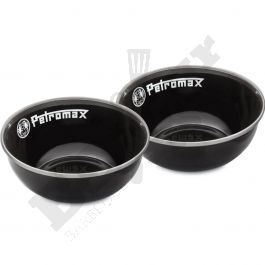 Enamel Bowls (2 pcs), Black - Petromax®