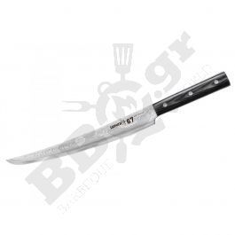 Slicing Knife Tanto 23cm, DAMASCUS 67 - SAMURA®️