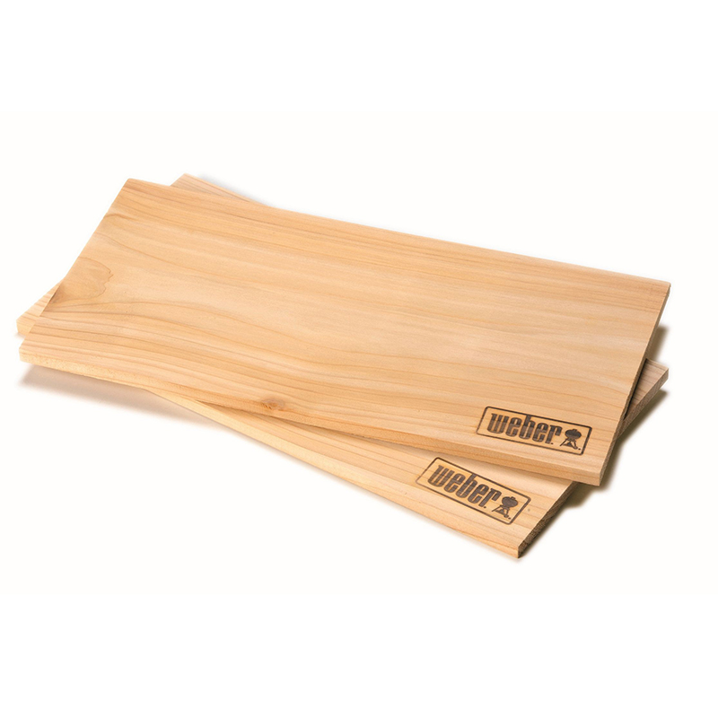 Smoking cedar planks - Weber®