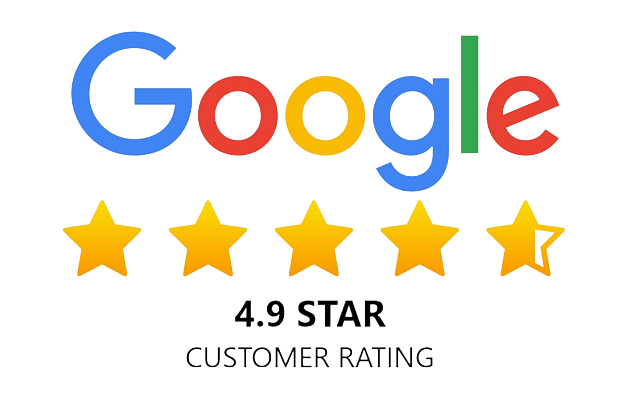 4.9 / 5 review rating